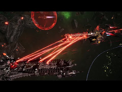 Skalgrim Mod 2021: Iron Blood - Iron Warriors vs Imperial Navy - Battlefleet Gothic Armada 2