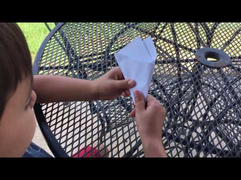 How to make a 3-sided origami pyramid