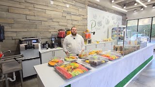 Grand Opening: PEYROT arrangements, platters, acai bowls, smoothies, salad bar, breakfast, and more!