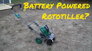 Masterforce 10 80-Volt Cordless Brushless Tiller / Cultivator review from Menards.