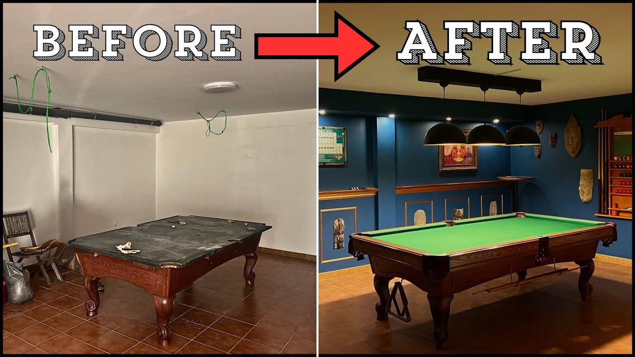 DIY | BILLIARD ROOM | START TO FINISH
