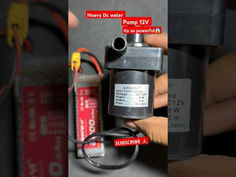 Dc 12V Water Pump Testing || Aquarium water Pump Heavy #aquarium #waterpump #shorts #diy