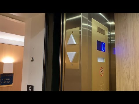 Talking Otis (Mod. by ThyssenKrupp) Traction Elevators at the Hotel St. Regis, Detroit, MI