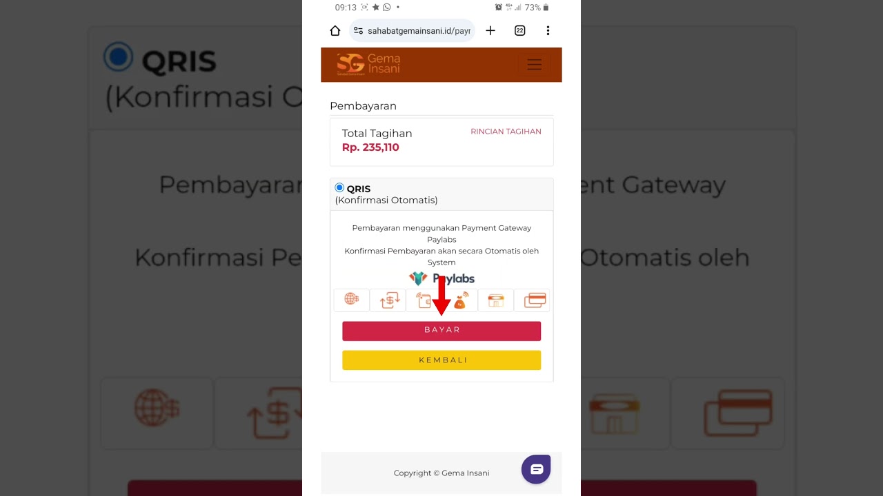 Tutorial Pembayaran Melalui QRIS di SGI Connect Mobile