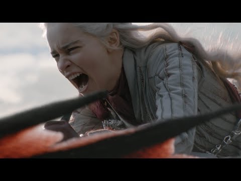 Dragon Rhaegal Death Scene Euron Kills Game of Thrones Season  8 Episode 4