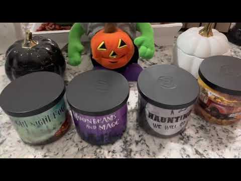 Aldi Halloween candles 2021