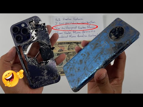 🙄How To Restore Broken iPhone 14 Pro And OnePlus 7T Cracked For My Fan !