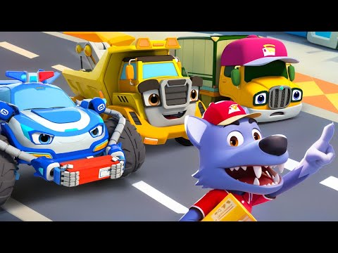 Construction Truck Heroes Rescue Team | Courier Rescue Team | Kids Songs | BabyBus - Cars World