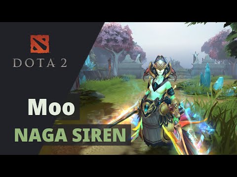 Moo plays Naga Siren (Immortal Rank 4) Dota 2 Gameplay