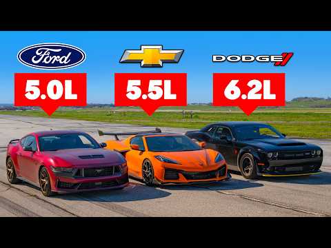 Who makes the BEST V8? DRAG RACE
