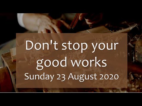 Sermon 23 August 2020 - Alan Ogilvie