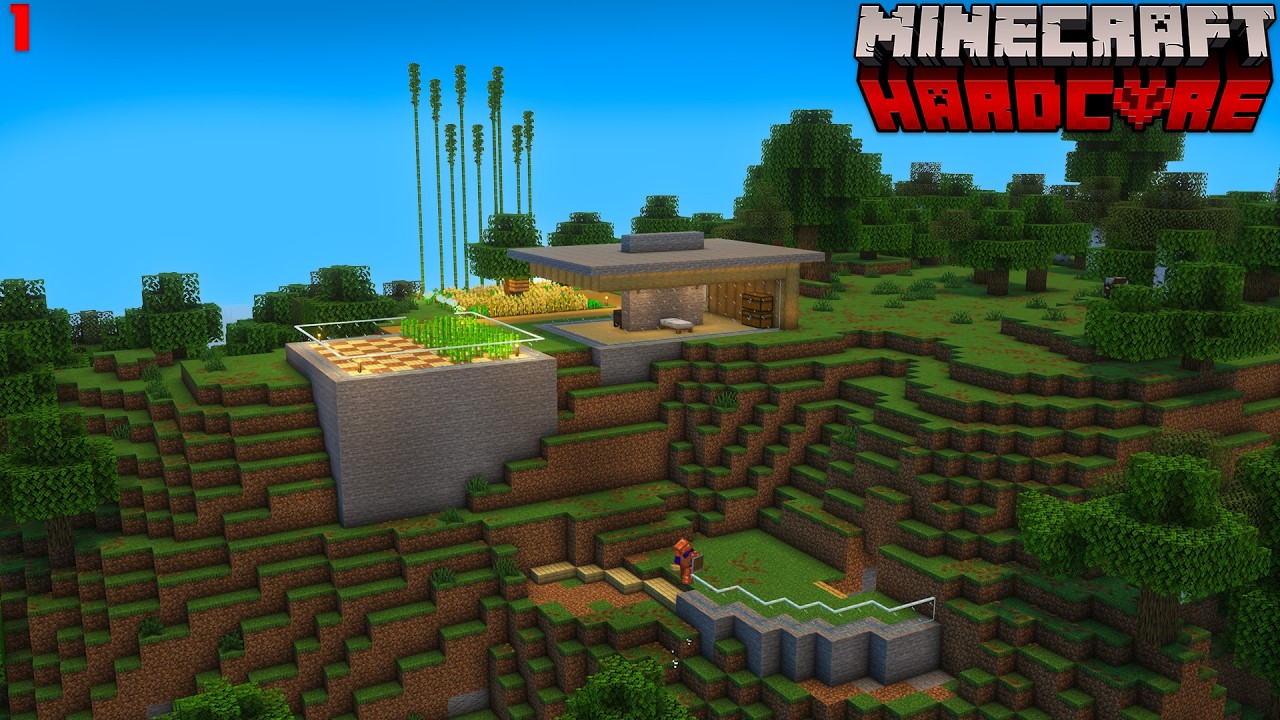 A Simple Modern Start | Hardcore Minecraft [S3] [E1]