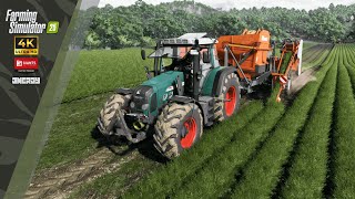 | FS25 Ultra Graphics Gameplay | Claas & Fendt harvesting carrots |