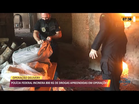 Polícia Federal incinera 800kg de drogas apreendidas no litoral do Piauí 28 05 2021