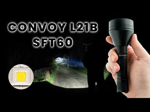фото дальнобойный фонарь convoy l21b sft60 6500k 0