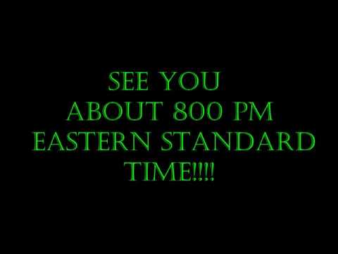 PO BOX info and live test stream at 800 pm