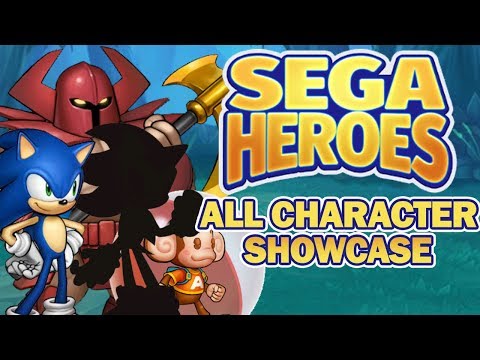 SEGA Heroes [Android / Soft Launch] - All Character Sets, Heroic Skills & Star Skills