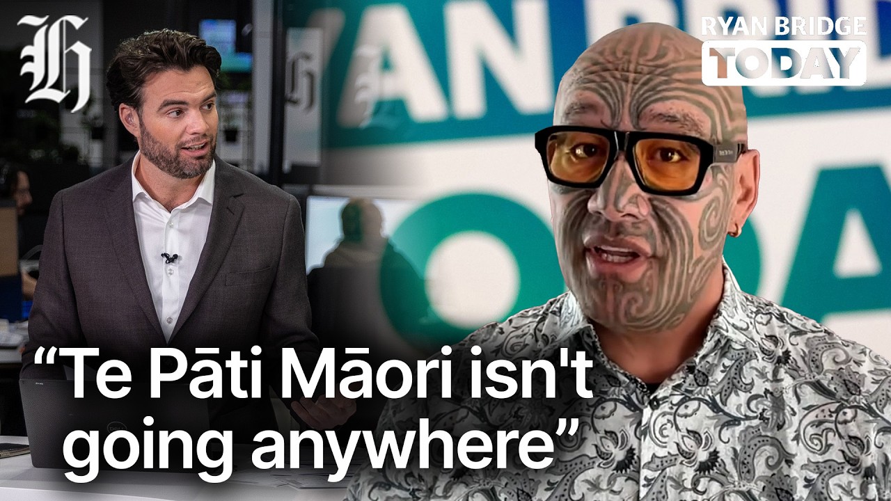 'Te Pāti Māori isn't going anywhere': Co-leader Rawiri Waititi joins Ryan Bridge | Ryan Bridge TODAY