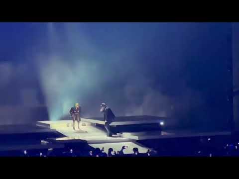 Diddy and Lil Kim performing at the 2022 BET Awards