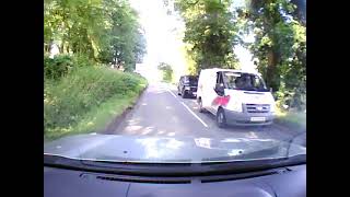 preview picture of video 'How to cream a scooter rider on a country lane - a great bit of driving by Keyway Recycling'