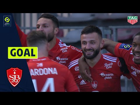 Goal Franck HONORAT (4' - STADE BRESTOIS 29) STADE BRESTOIS 29 - STADE RENNAIS FC (1-2) 20/21