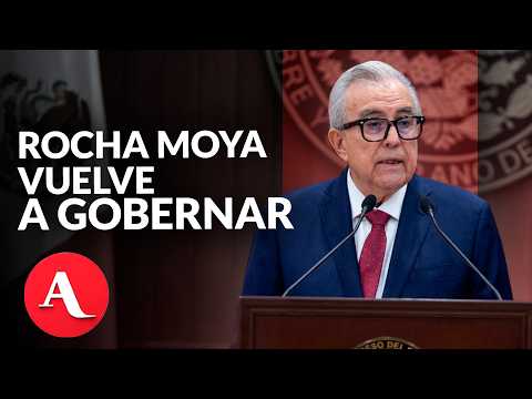 Rubén Rocha Moya retoma gubernatura de Sinaloa tras 112 días de licencia