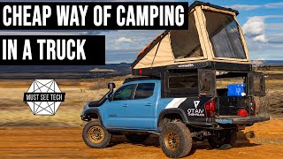 New Wedge-Style Camper: Pop-up a Latch and Turn Your Truck into an RV