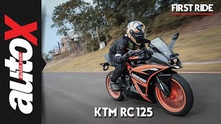 KTM RC 125 Review | First Ride | autoX