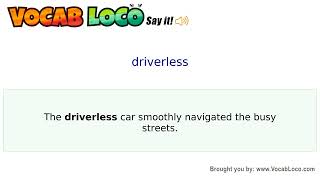 Video thumbnail for driverless