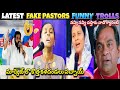 Latest Fake Pastors Funny Trolls Telugu Fake Pastors Speech Trolls Funny Trolls On Fake Pastors
