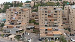 חג הסוכות בירושלים עיר הקודש ממעוף הרחפן - ענני כבוד מרחפים מעל העיר