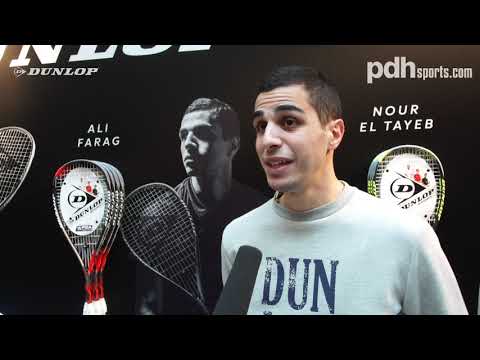 Part one: Interview with Ali Farag by PDHSPORTS.COM World Championships Squash 2019