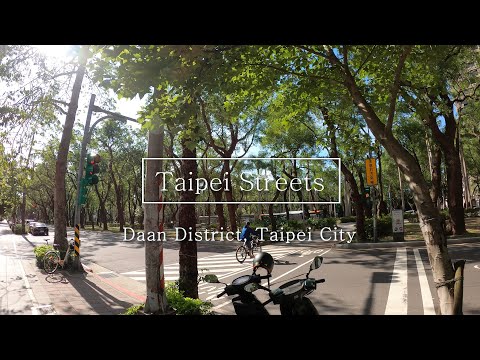 Taiwan | Taipei | Dunhua South Road | Renai Road | 4K | Taiwan | Taipei | Dunhua South Road | Renai Road |
