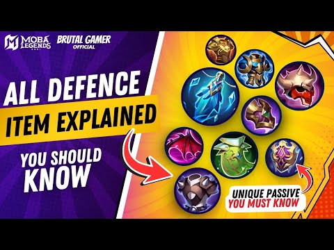 All Defense Items Explained - Passives, Pro Builds & Counter Tips!