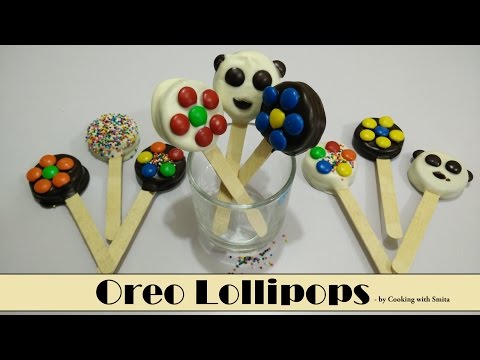 Oreo Lollipops Recipe by Cooking with Smita | Chocolate Covered Oreo Cookie Lollipops