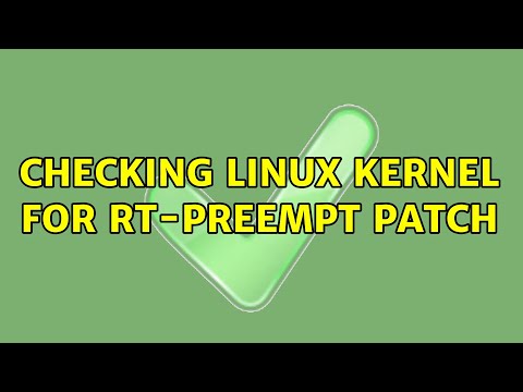 Checking linux Kernel for RT-Preempt Patch