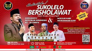 Download lagu LIVE || SUKOLELO BERSHOLAWAT DALAM RANGKA MAULID NABI MUHAMMAD SAW & HUT RI KE-81 mp3 Download lagu LIVE || SUKOLELO BERSHOLAWAT DALAM RANGKA MAULID NABI MUHAMMAD SAW & HUT RI KE-81 mp3