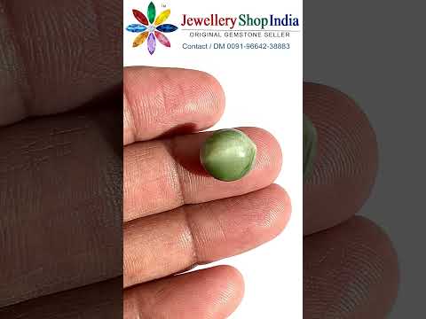 Quartz Cats Eye Stone (Certified) Lehsunia Stone video thumbnail