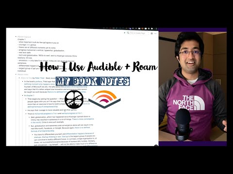 How I Use Audible & Roam Research to Take Book Notes