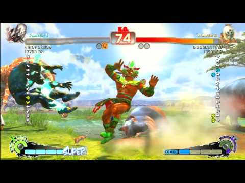 SSF4 Rank Match  HIROPON309 (SE)  vs  GODMAN1979 (EF)