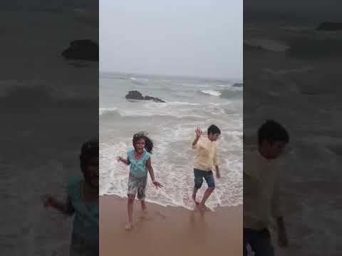srilakshmi with her brother 16 January 2025 @ RK beach