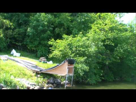 Human Slingshot Slip n Slide