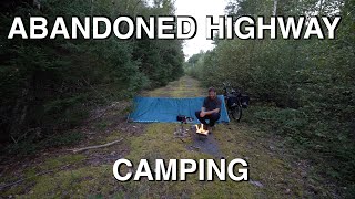 Camping On Abandoned Highway