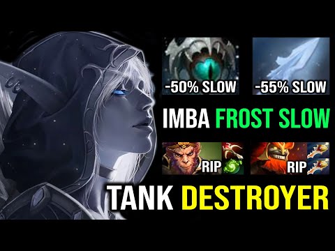 Nothing Tank For this Drow Ranger -105% Skadi Slow Insane DPS Hit Like a Truck vs Rapier Mars DotA 2