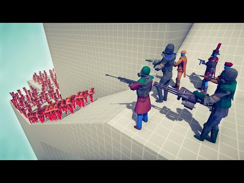 ARMY OF FALLOUT vs 100x ARMIES -Totally Accurate Battle Simulator TABS | 辐射军队 VS 100军队