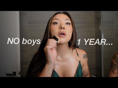 GRWM while I overshare about my boy problems...