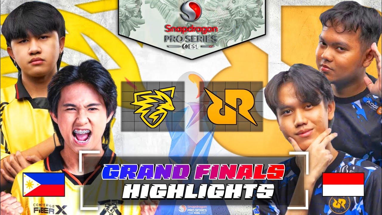 ONIC PH vs RRQ GRAND FINAL HIGHLIGHTS | ESL SNAPDRAGON PRO SERIES - MOBILE MASTER 2025