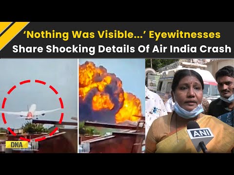 Ahmedabad Plane Crash: Eyewitnesses Reveal Shocking Details of Air India Plane Crash