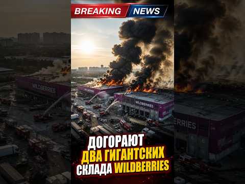 Догорают два гигантских склада Wildberries 🔥