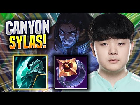 CANYON IS SO GOOD WITH SYLAS! - DK Canyon Plays Sylas JUNGLE vs Wukong! | Preseason 2023